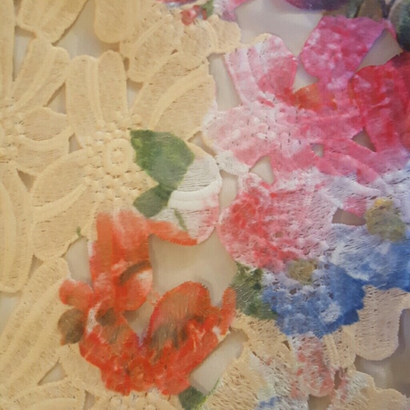 Flowery lace cutout dress - Picture 6 of 6